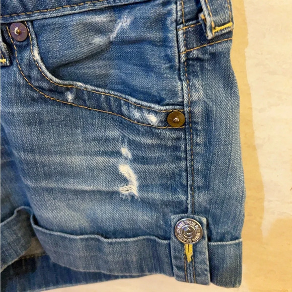 True Religion Jess Denim Shorts - Picture 2 of 16